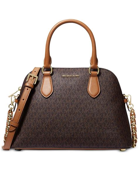 macys michael kors dome satchel|Satchels Michael Kors .